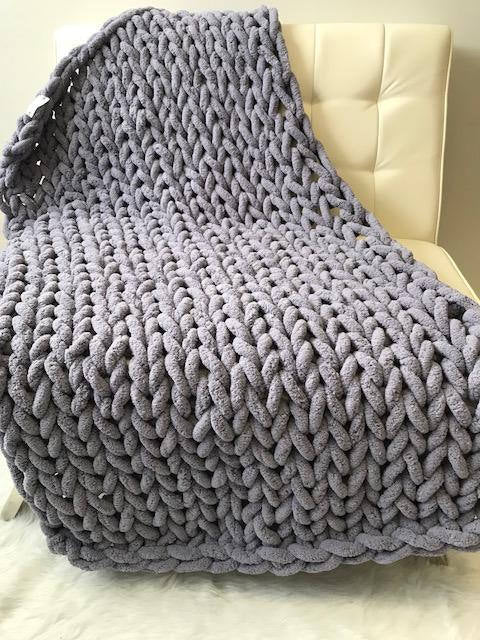 Couverture Fluffy Warm en tricot