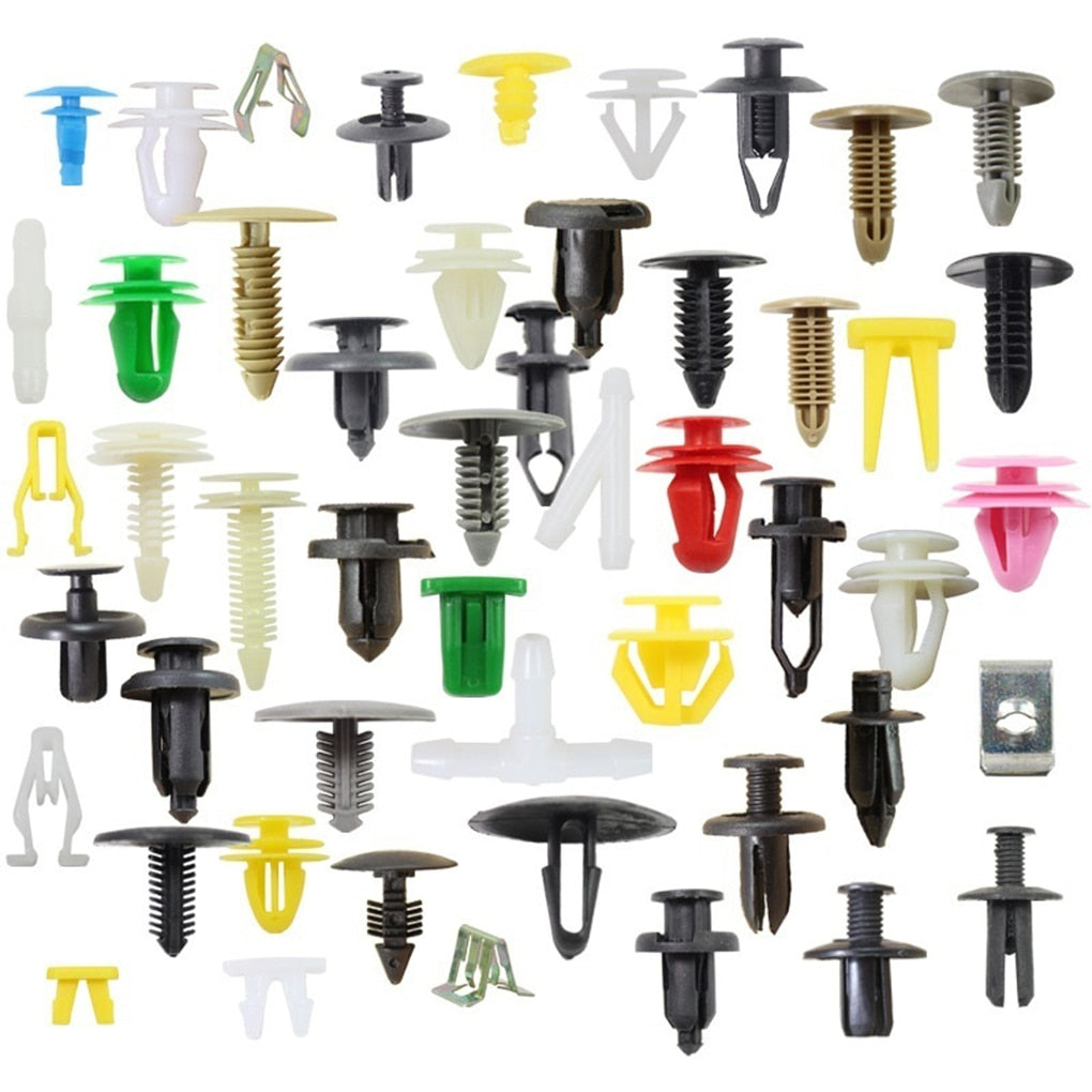 100 Pcs Car Clips Screws Auto Universelle