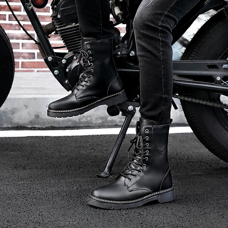 Bottes Motorcycle Cuir