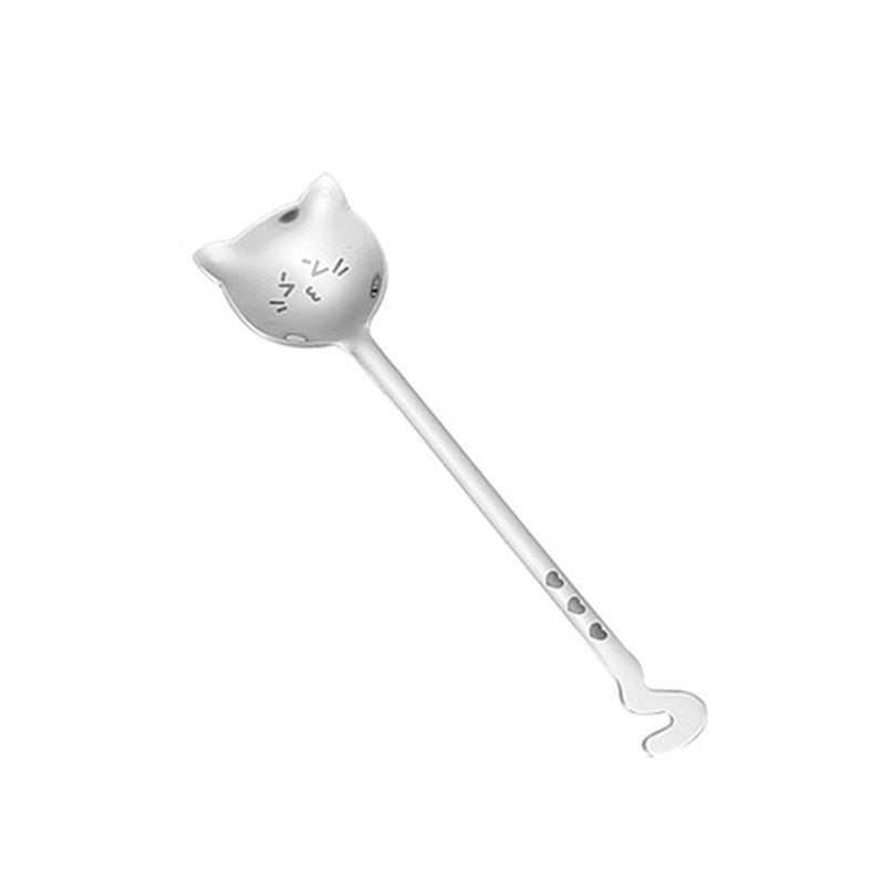 Cuillère à Cafés /Thé  Long tail cat Coffee spoon