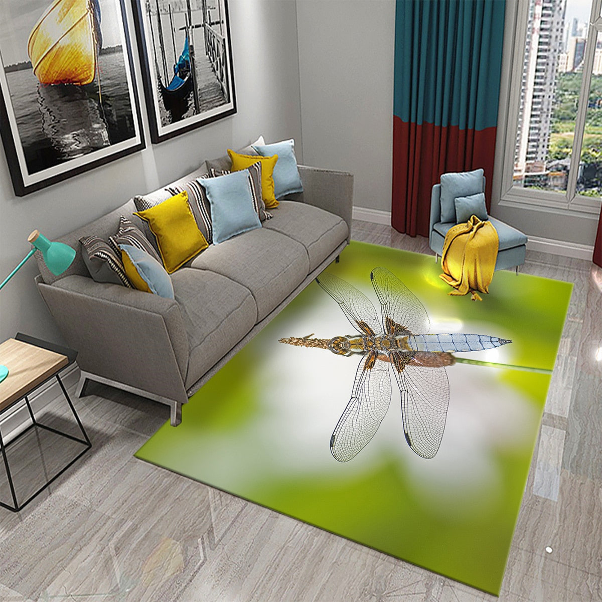 Tapis 3D Dragonfly carpet