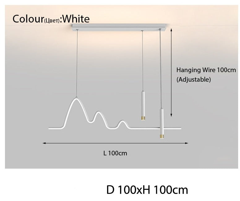 Luminaire Style Minimaliste Linéaire V