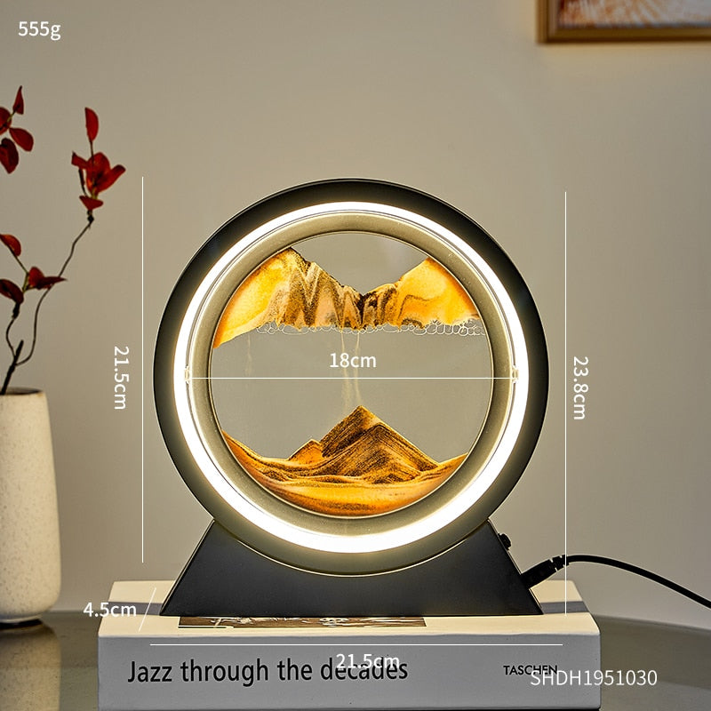 LED Hourglass Lamp