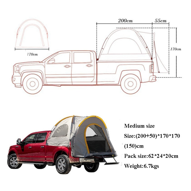 Tente Étanche Pick Up Camion Universel