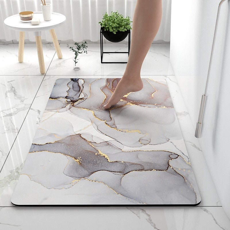 Tapis de salle de bain Marble