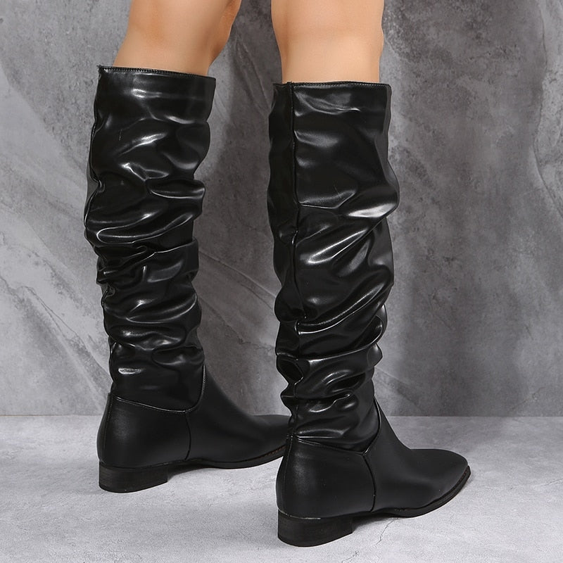 Bottes cuir casual