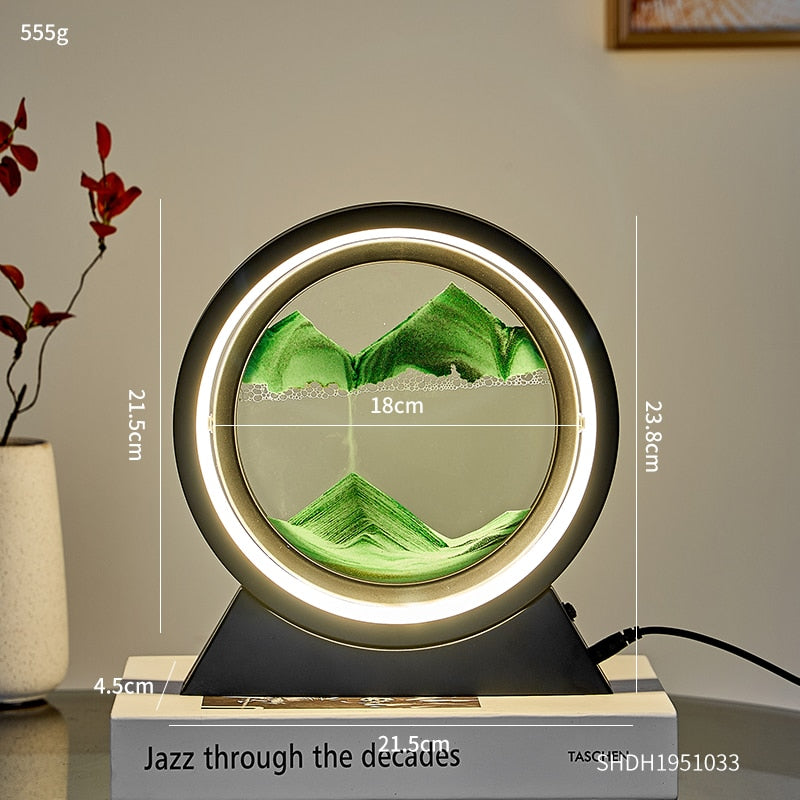 LED Hourglass Lamp