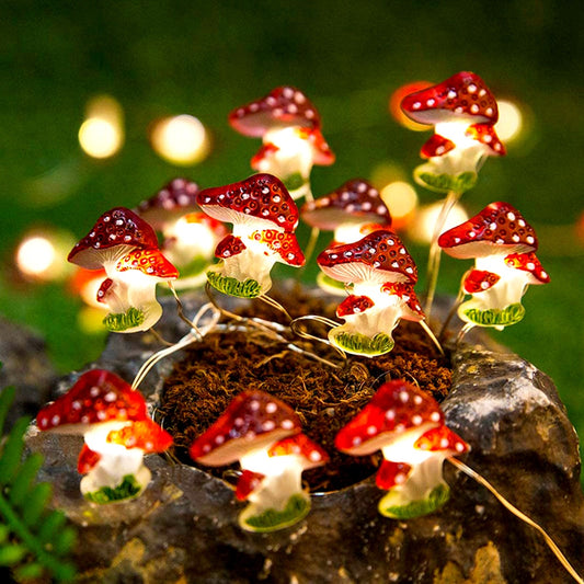 Guirlande de champignon LED