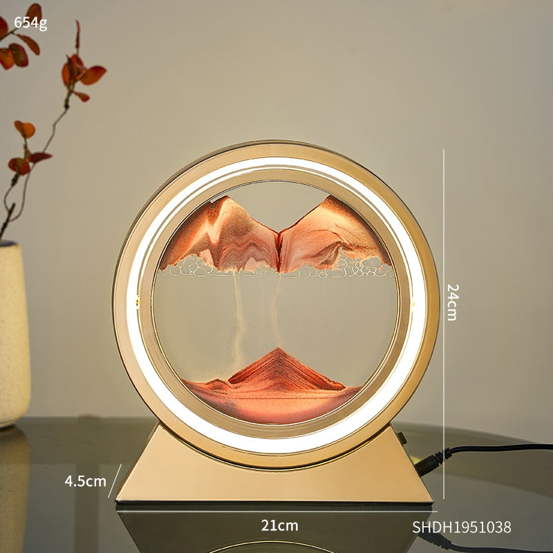 LED Hourglass Lamp