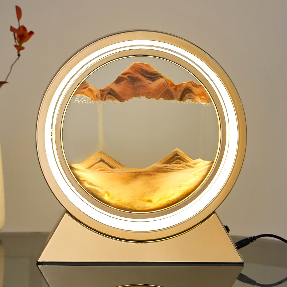 LED Hourglass Lamp