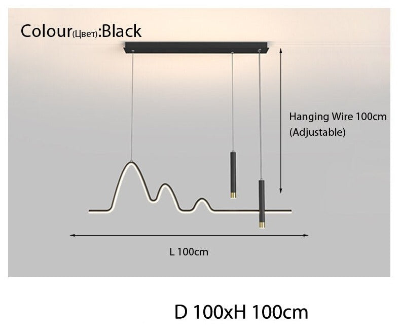 Luminaire Style Minimaliste Linéaire V