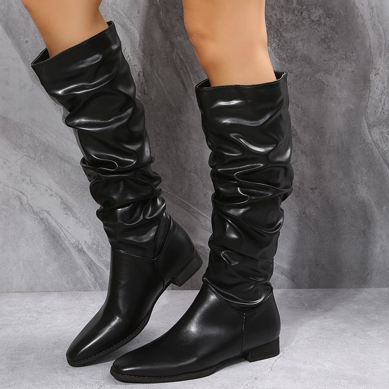 Bottes cuir casual