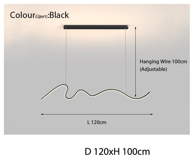 Luminaire Style Minimaliste Linéaire V