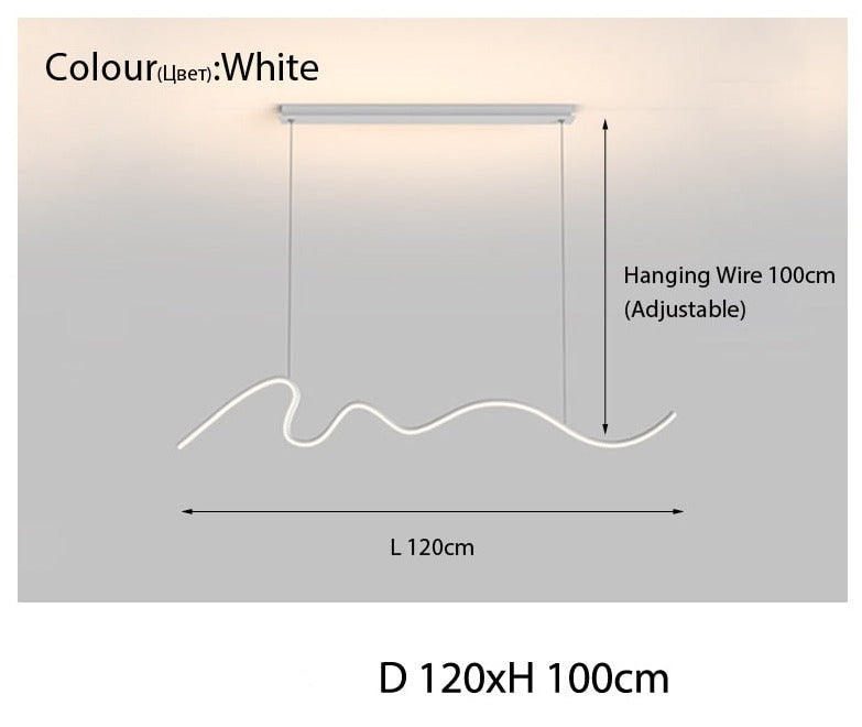 Luminaire Style Minimaliste Linéaire V