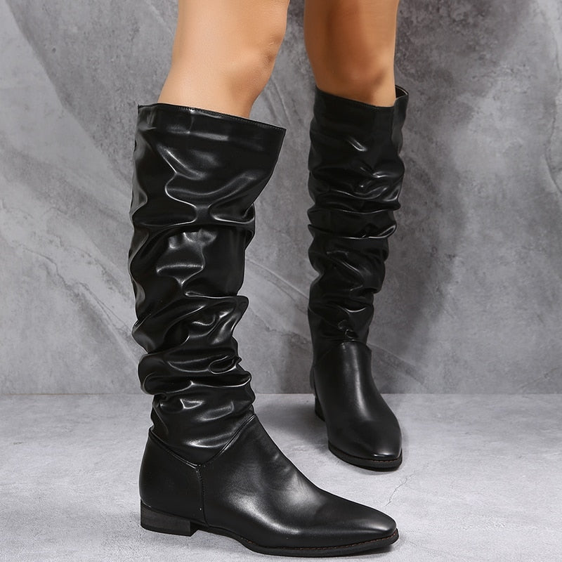 Bottes cuir casual