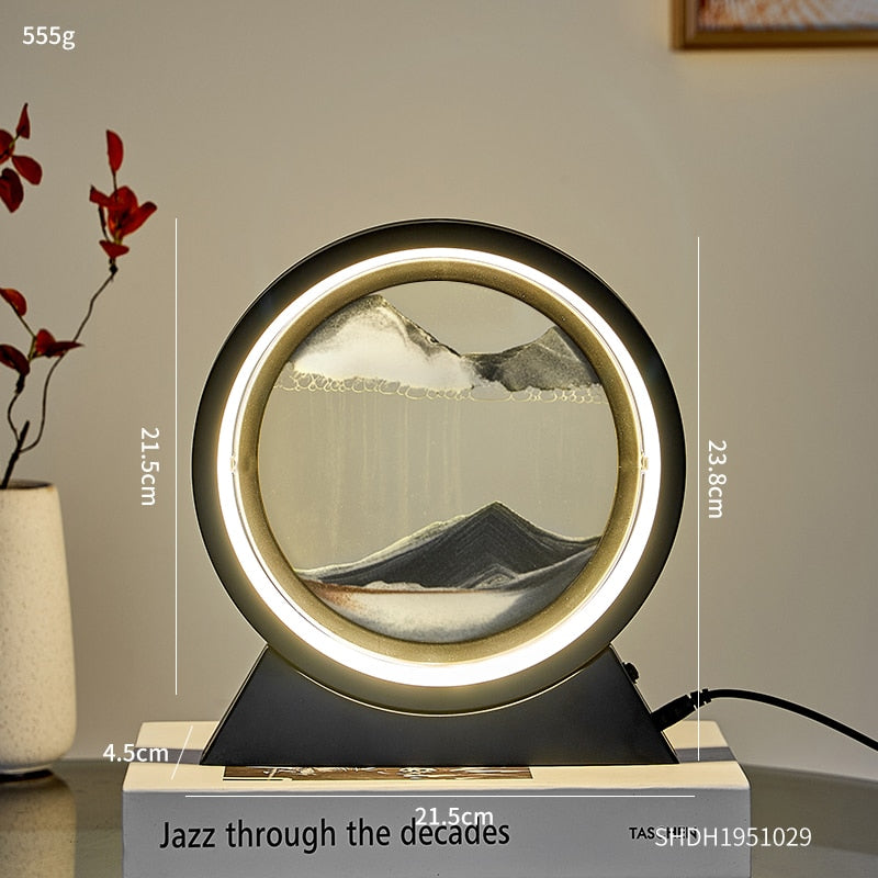 LED Hourglass Lamp