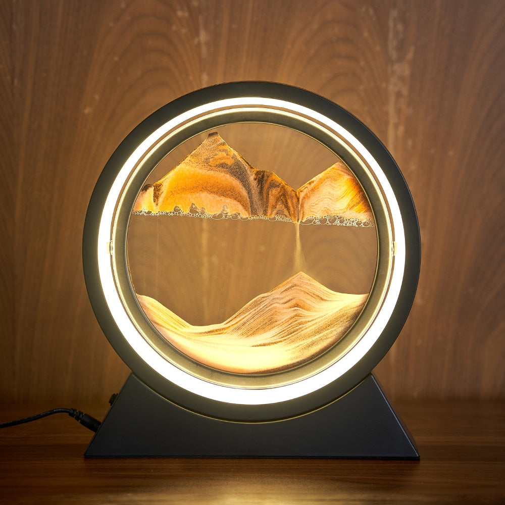 LED Hourglass Lamp