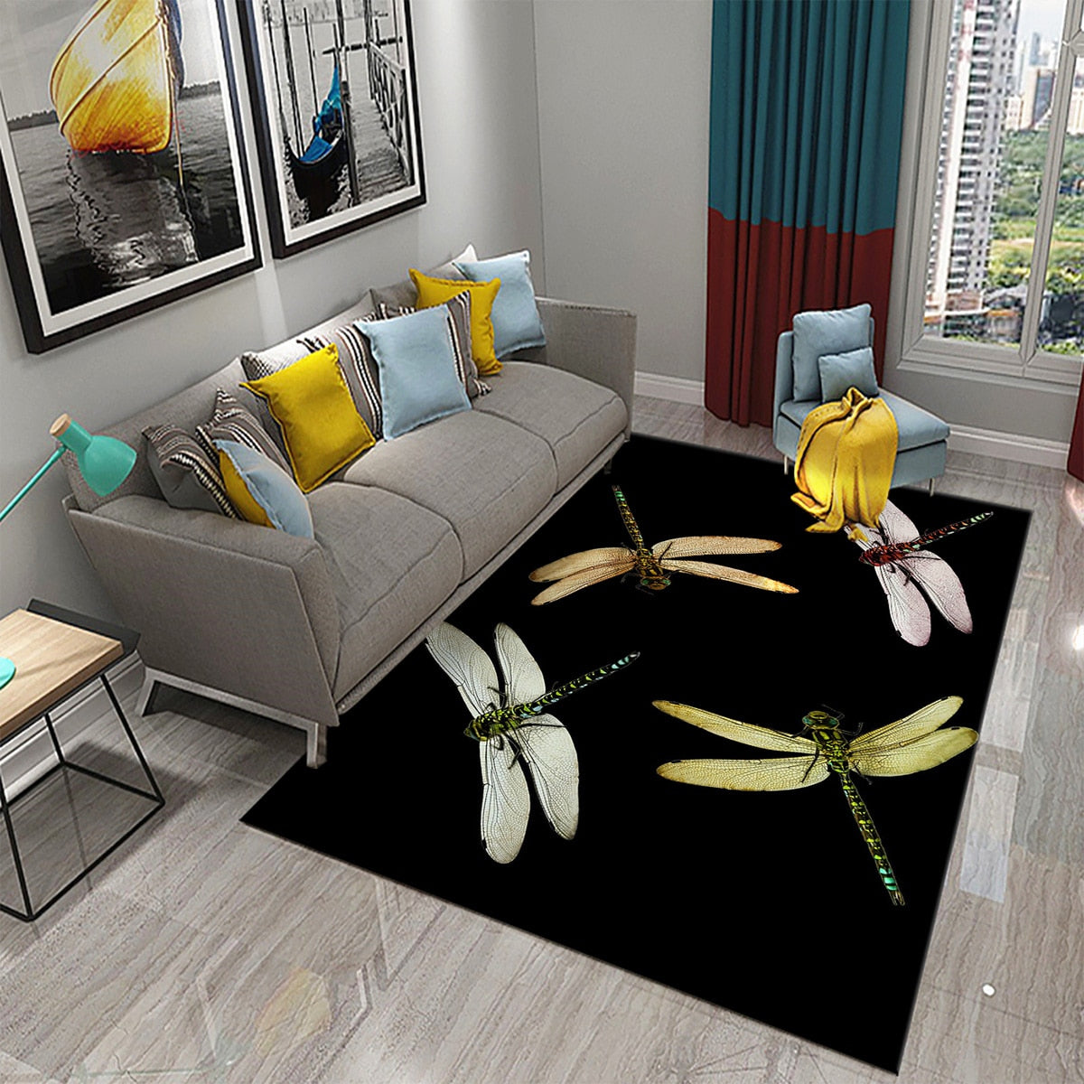 Tapis 3D Dragonfly carpet