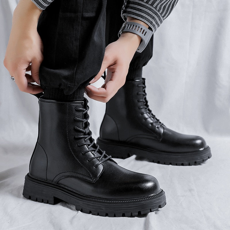 Bottes hommes Classy cuir véritable