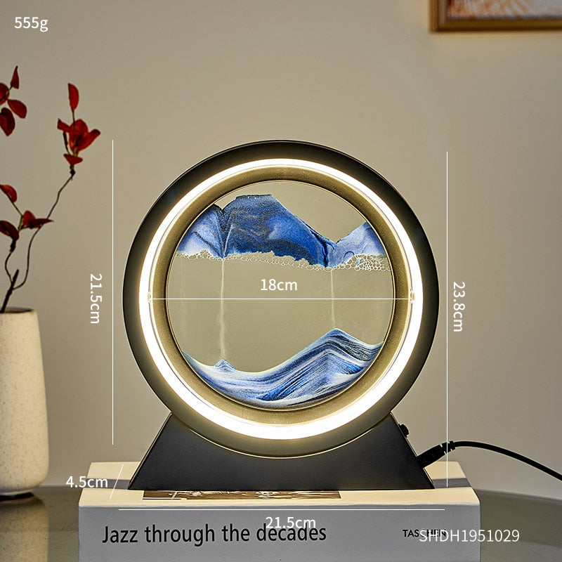 LED Hourglass Lamp