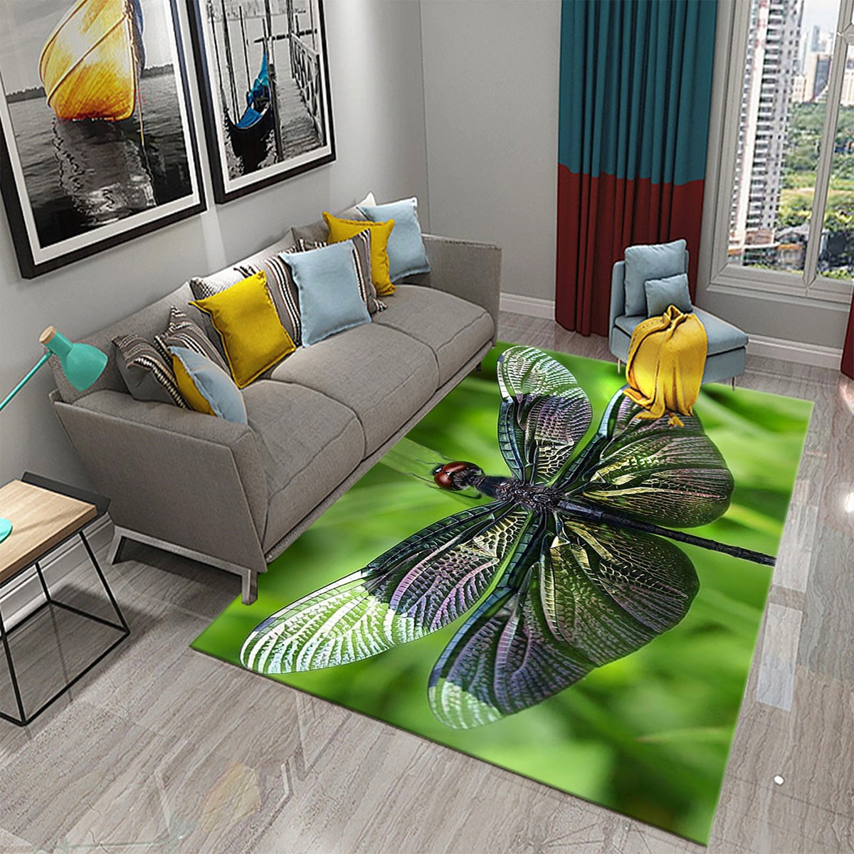 Tapis 3D Dragonfly carpet