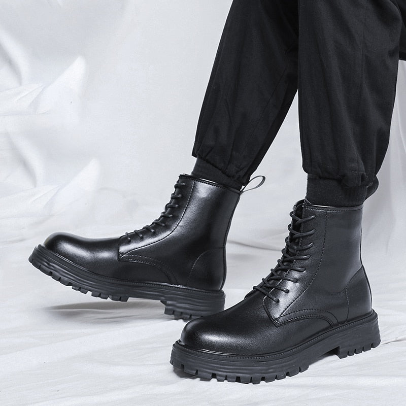 Genuine leather men's boots