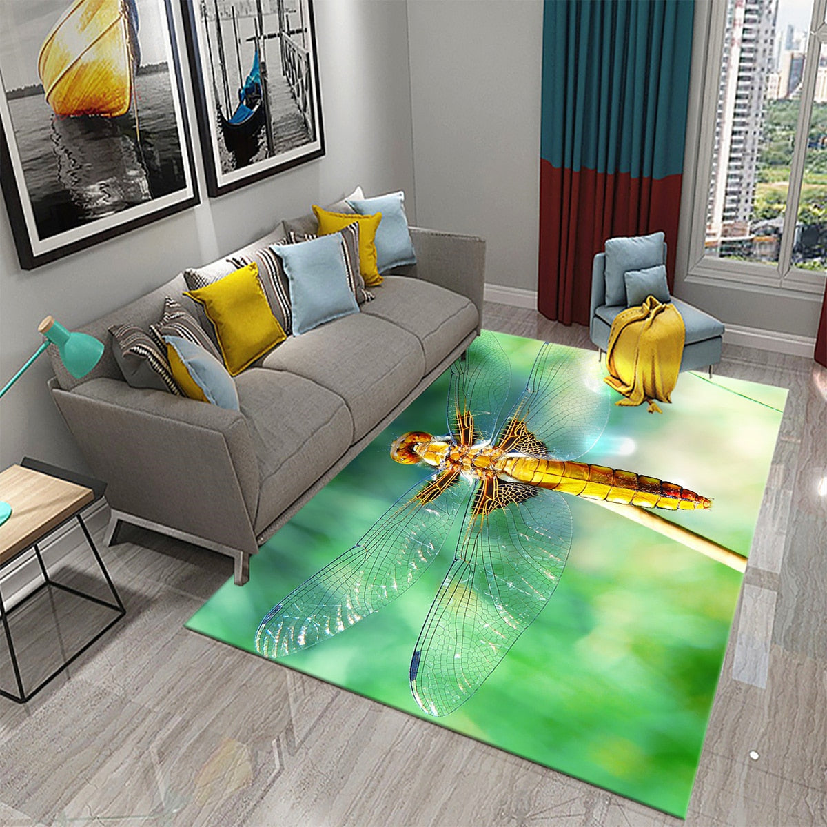 Tapis 3D Dragonfly carpet