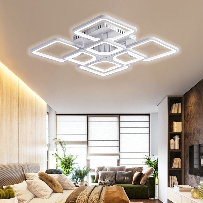 Square LED Chandelier