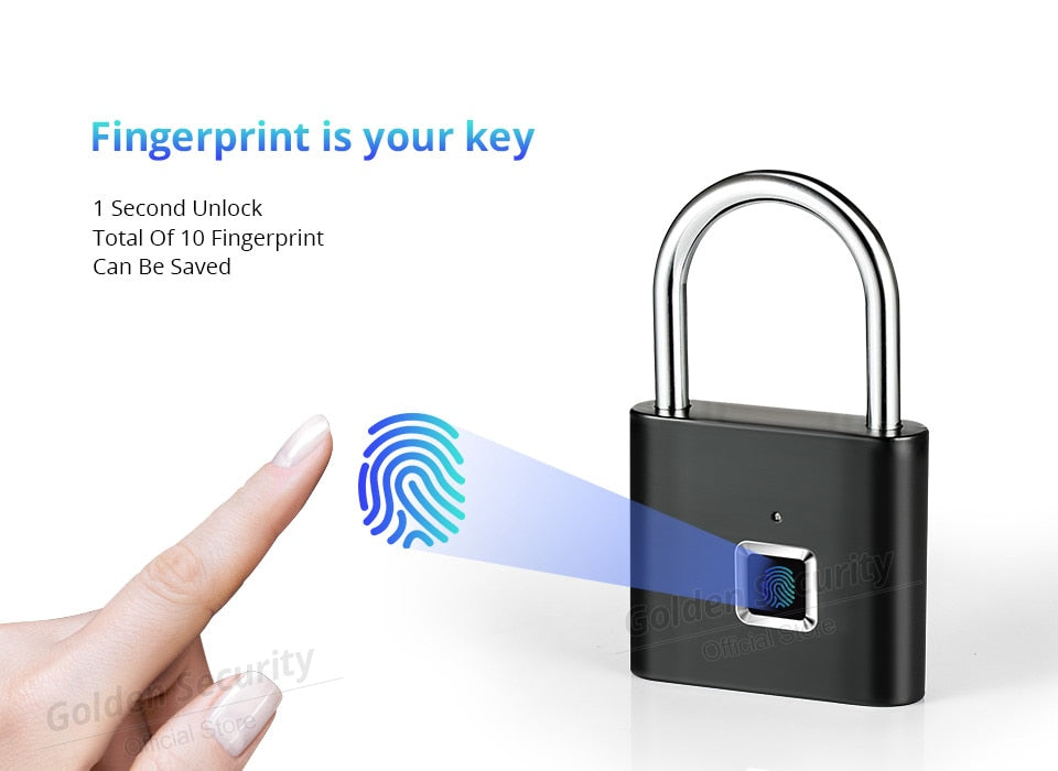 fingerprint padlock