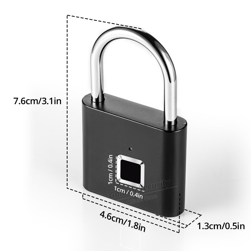 fingerprint padlock