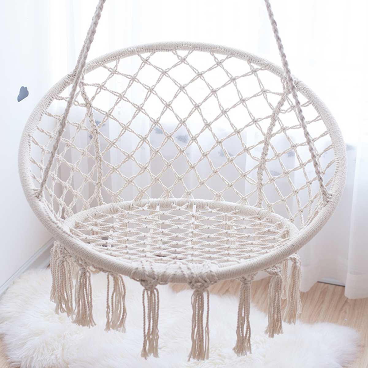 Chaise Hamac en macramé