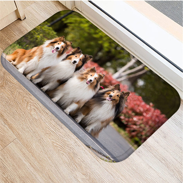 Tapis d'entrée avec Chien IV / 25 modèles