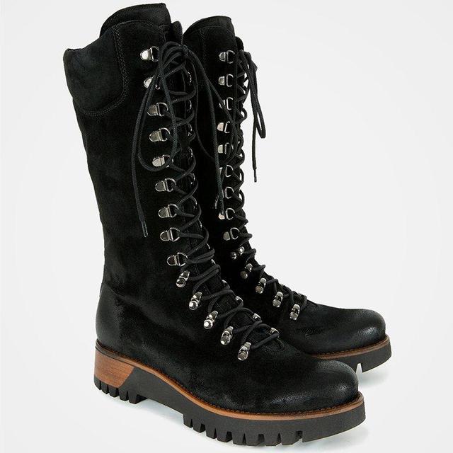 Bottes style Moto Cuir