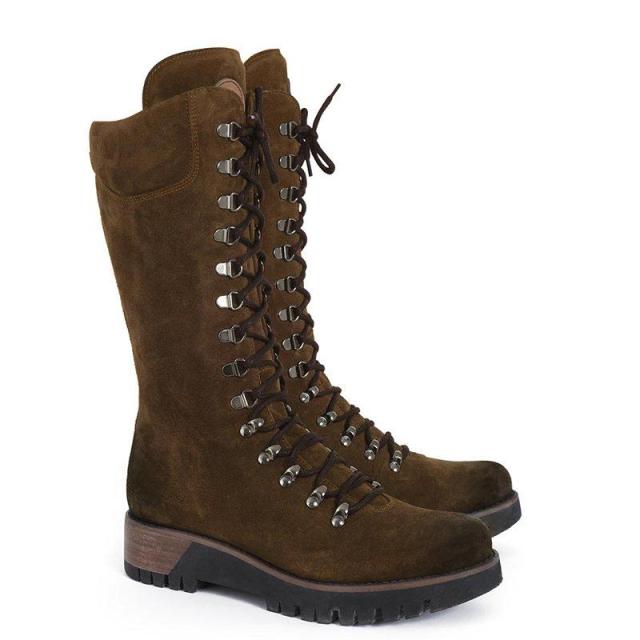 Bottes style Moto Cuir