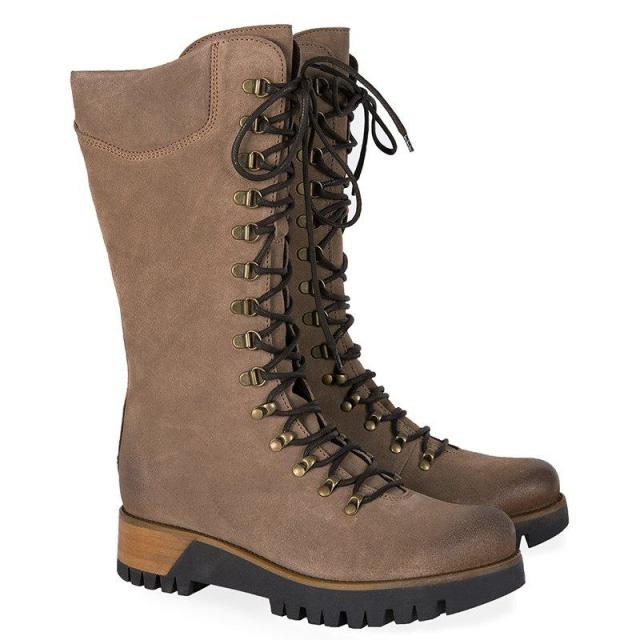 Bottes style Moto Cuir