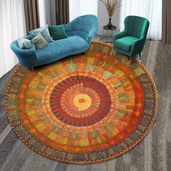 Tapis rond style Perse