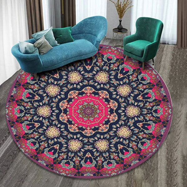 Tapis rond style Perse