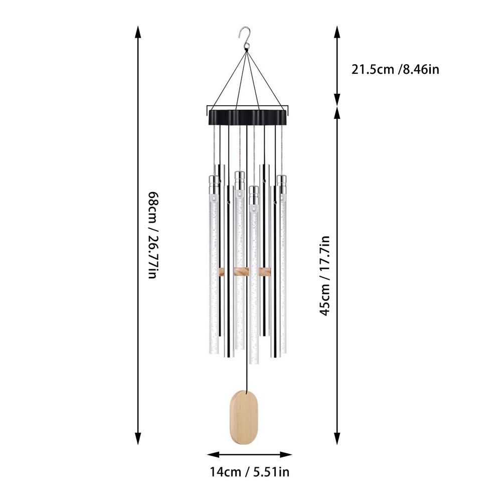 Carillon solaire LED