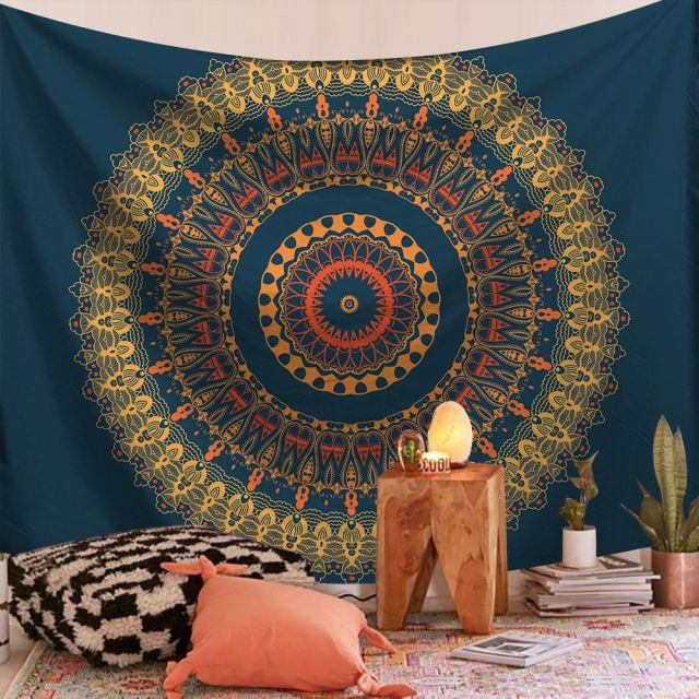 Indian Mandala Tapestry