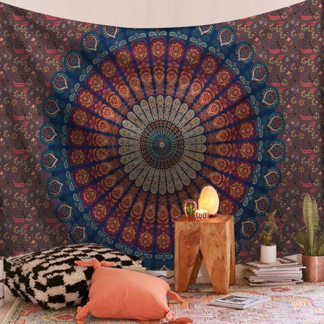 Indian Mandala Tapestry