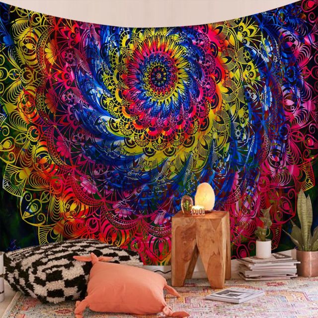 Indian Mandala Tapestry