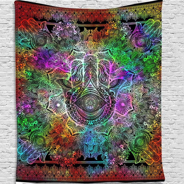 Indian Mandala Tapestry