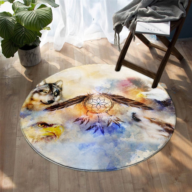 Tapis rond Dreamcatcher