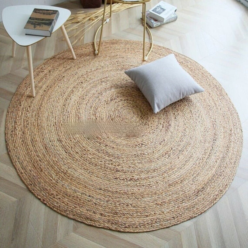 Tapis rond en Jute 100% Naturel