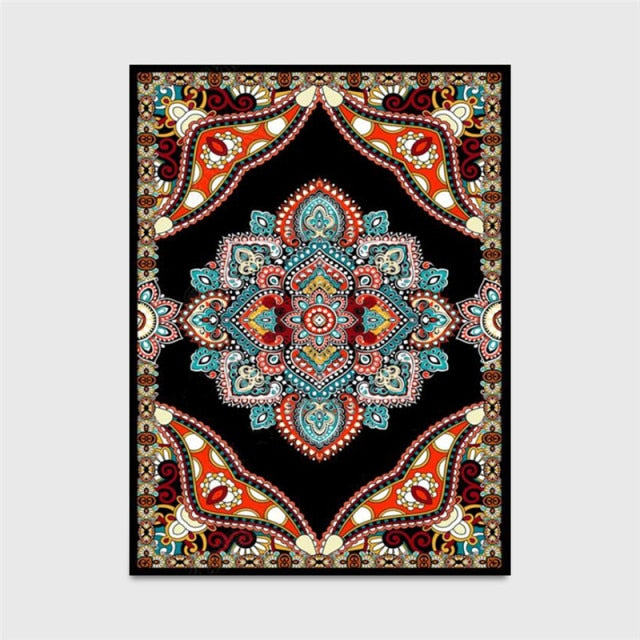 Tapis Bohemian Retro