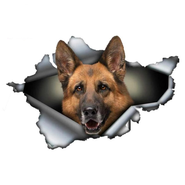 German Shepherd car sticker Kits Paradise