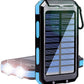 Solar powered LED power bank