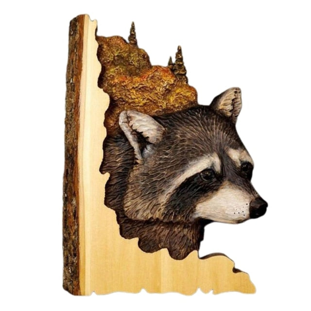 Wooden decoration Animals