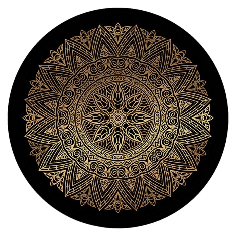 Tapis Style Mandala Lotus