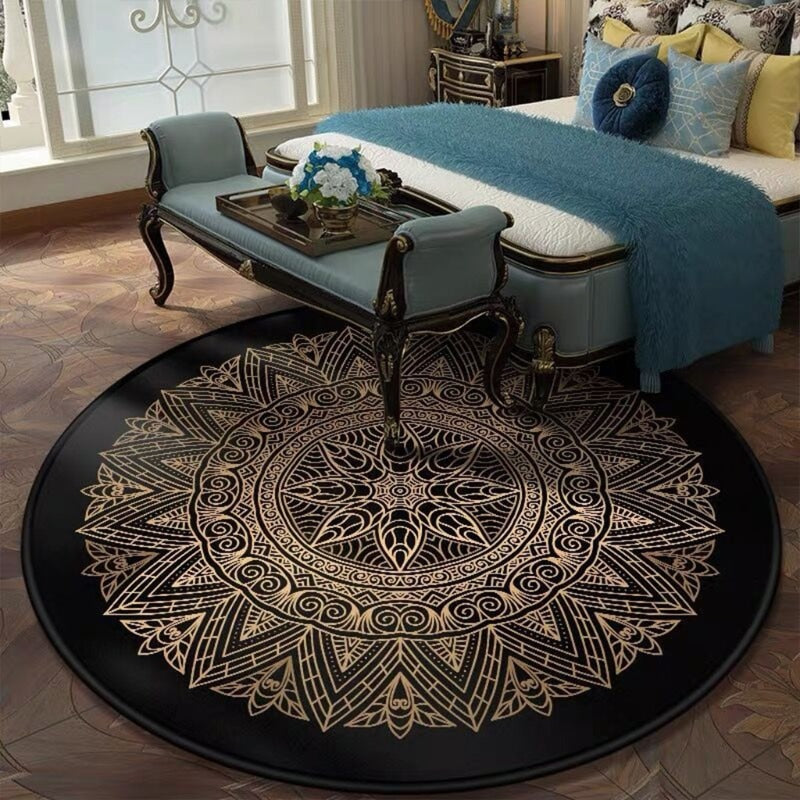 Tapis Style Mandala Lotus